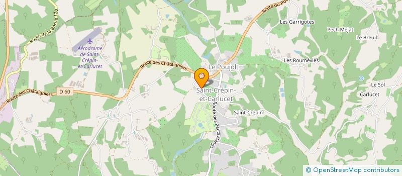 localisation de l'entreprise MADAME SOLANGE ABDANK-KOSSOVSKY  NADAILLAC