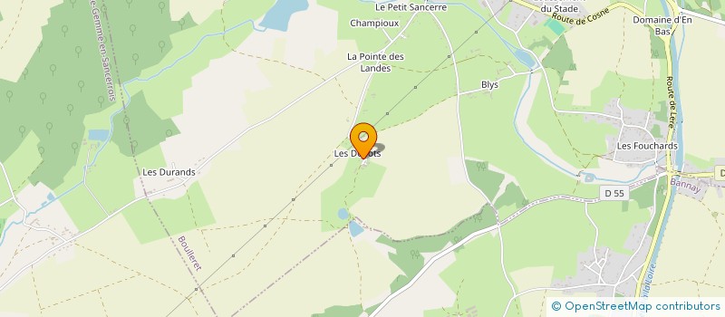 localisation de l'entreprise MADAME SOLANGE AGOGUE  SAINTE-GEMME-EN-SANCERROIS