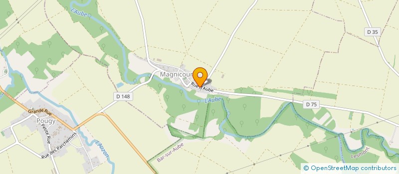 localisation de l'entreprise MADAME SOLANGE ALBERT  MAGNICOURT