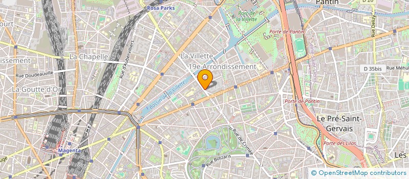 localisation de l'entreprise MADAME SOLANGE AMET  PARIS