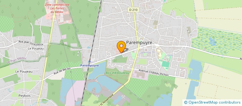 localisation de l'entreprise MADAME SOLANGE ASSENGONE ENGONE  PAREMPUYRE