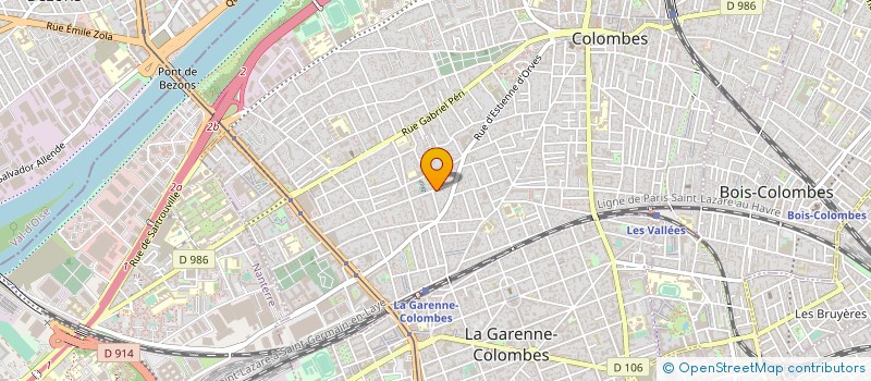 localisation de l'entreprise MADAME SOLANGE AYEL à COLOMBES