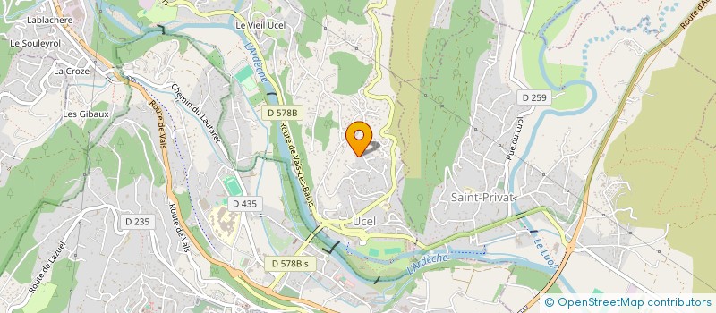 localisation de l'entreprise MADAME SOLANGE BACCONNIER  UCEL