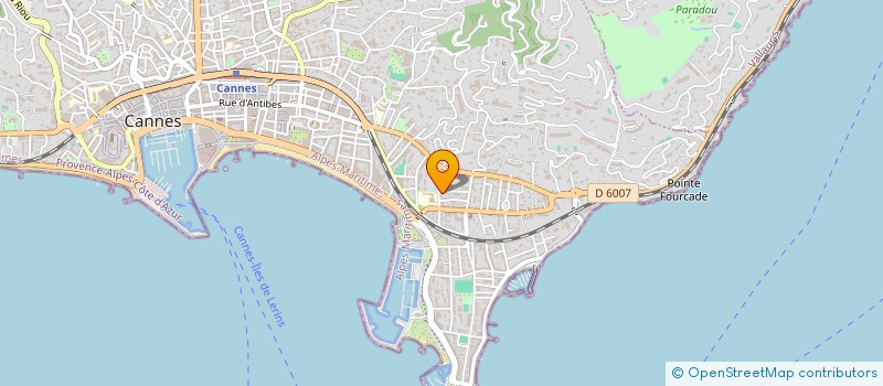localisation de l'entreprise MADAME SOLANGE BAILLEUL à CANNES