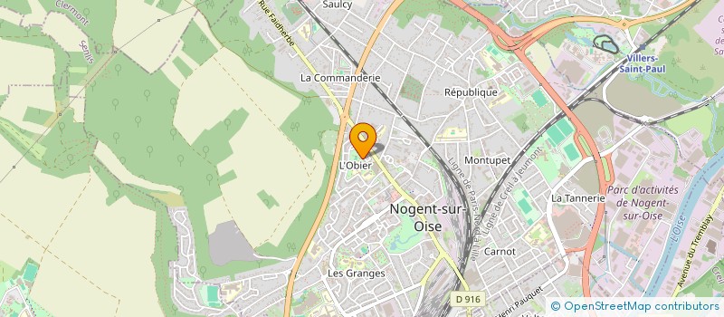 localisation de l'entreprise MADAME SOLANGE BATI FALANGA ITINDI  NOGENT-SUR-OISE