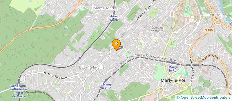 localisation de l'entreprise MADAME SOLANGE BAUDO à MARLY-LE-ROI
