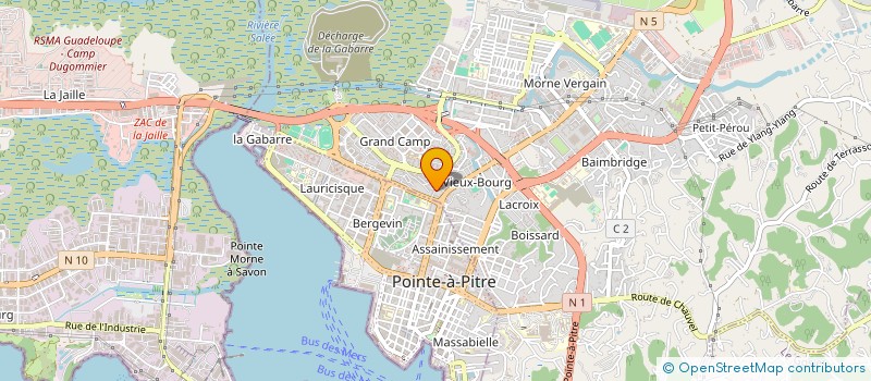 localisation de l'entreprise MADAME SOLANGE BELIGNY à LES ABYMES