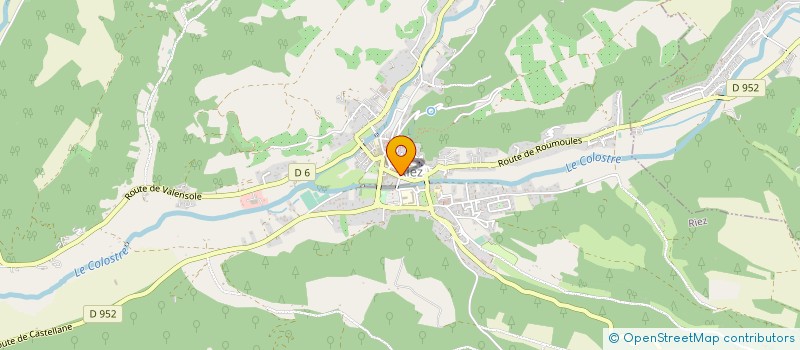 localisation de l'entreprise MADAME SOLANGE BELLUOMINI  RIEZ