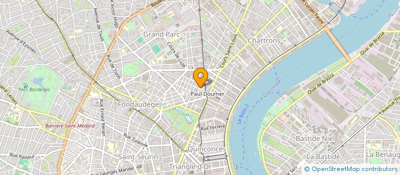 localisation de l'entreprise MADAME SOLANGE BERNARD  BORDEAUX