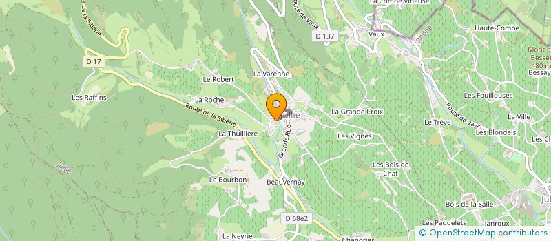 localisation de l'entreprise MADAME SOLANGE BERTHIER à CENVES