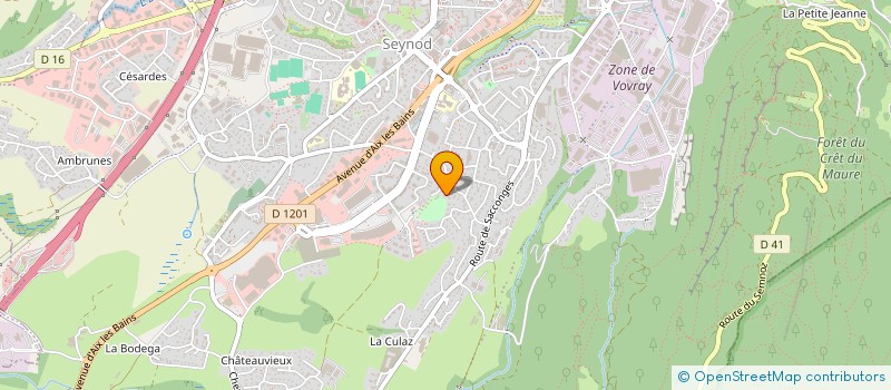 localisation de l'entreprise MADAME SOLANGE BERTHIER  ANNECY