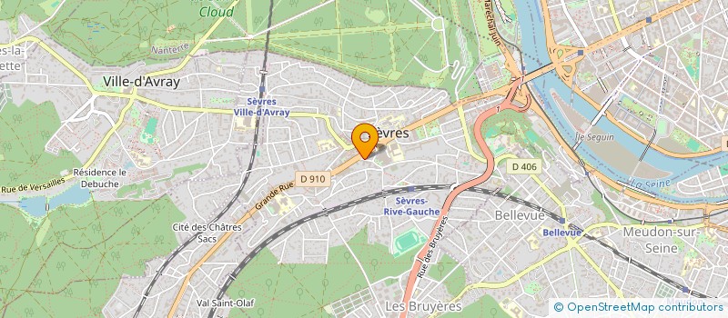 localisation de l'entreprise MADAME SOLANGE BIANCHI à SEVRES