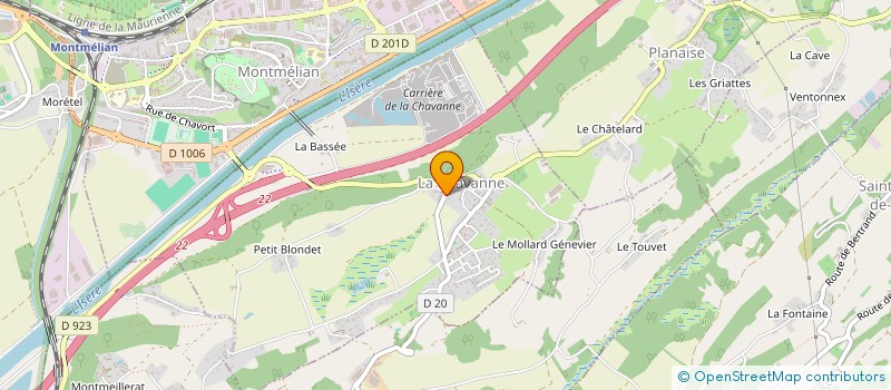 localisation de l'entreprise MADAME SOLANGE BIZZOTTO  COISE-SAINT-JEAN-PIED-GAUTHIER