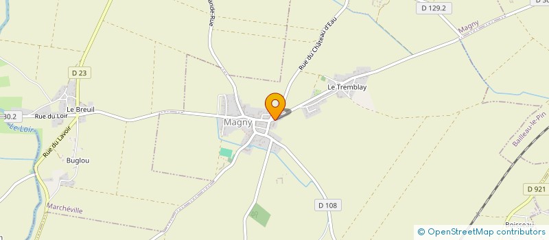 localisation de l'entreprise MADAME SOLANGE BLAIN à MAGNY