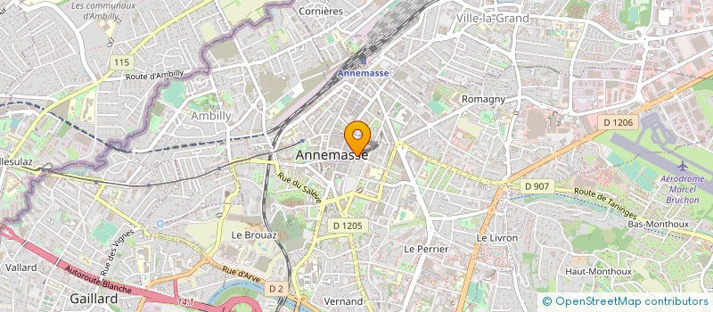 localisation de l'entreprise MADAME SOLANGE BOCHARD  ANNEMASSE