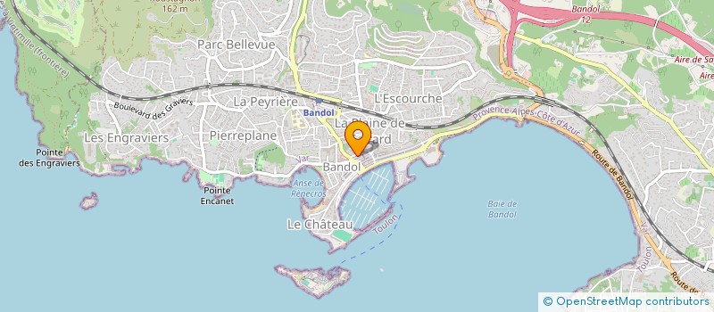 localisation de l'entreprise MADAME SOLANGE BOHBOT  BANDOL