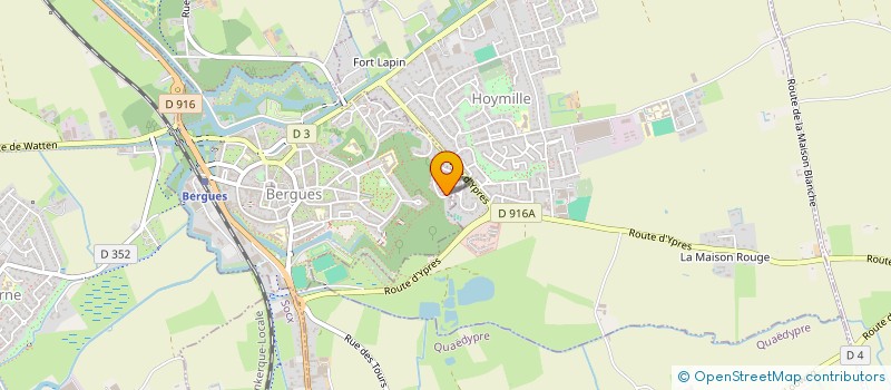 localisation de l'entreprise MADAME SOLANGE BONNEL  BERGUES