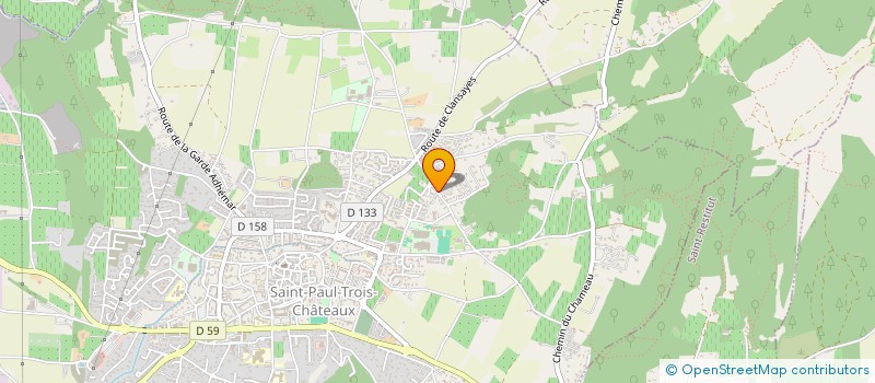 localisation de l'entreprise MADAME SOLANGE BOTTEX à SAINT-PAUL-TROIS-CHATEAUX