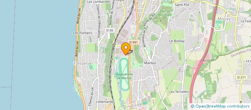 localisation de l'entreprise MADAME SOLANGE BOYER  AIX-LES-BAINS