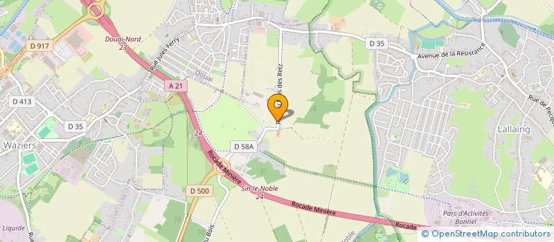 localisation de l'entreprise MADAME SOLANGE BRASSART  SIN-LE-NOBLE