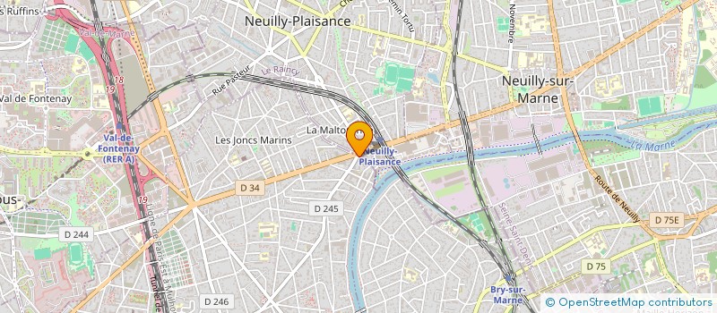 localisation de l'entreprise MADAME SOLANGE BRAST  LE PERREUX-SUR-MARNE