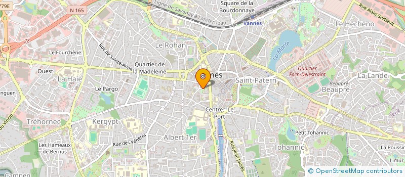 localisation de l'entreprise MADAME SOLANGE BRIA à VANNES