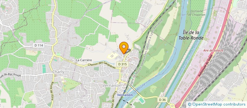 localisation de l'entreprise MADAME SOLANGE CABAUP  VERNAISON