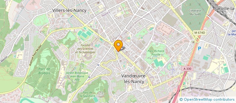 localisation de l'entreprise MADAME SOLANGE CAMUS  VANDUVRE-LES-NANCY