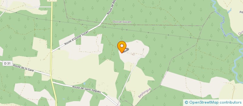 localisation de l'entreprise MADAME SOLANGE CAZENAVE  BEYLONGUE