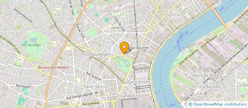 localisation de l'entreprise MADAME SOLANGE CHABROUT  BORDEAUX