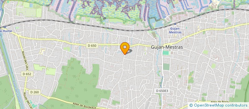 localisation de l'entreprise MADAME SOLANGE CHASSAING  GUJAN-MESTRAS