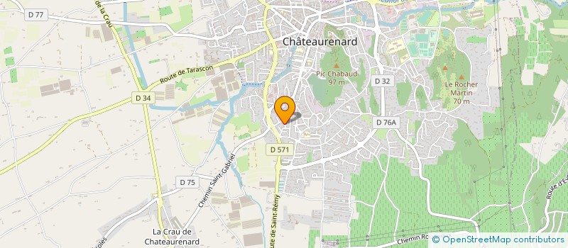localisation de l'entreprise MADAME SOLANGE CHASSON à CHATEAURENARD