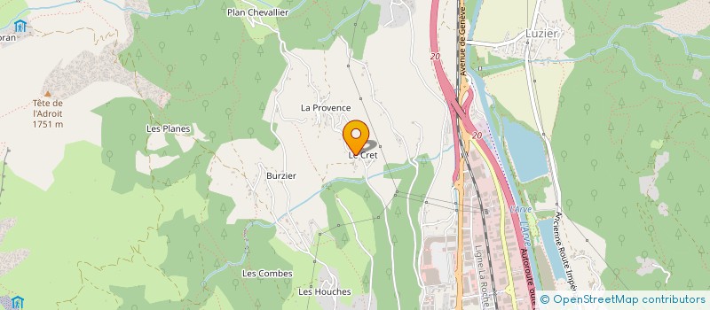localisation de l'entreprise MADAME SOLANGE CHENEY à SALLANCHES