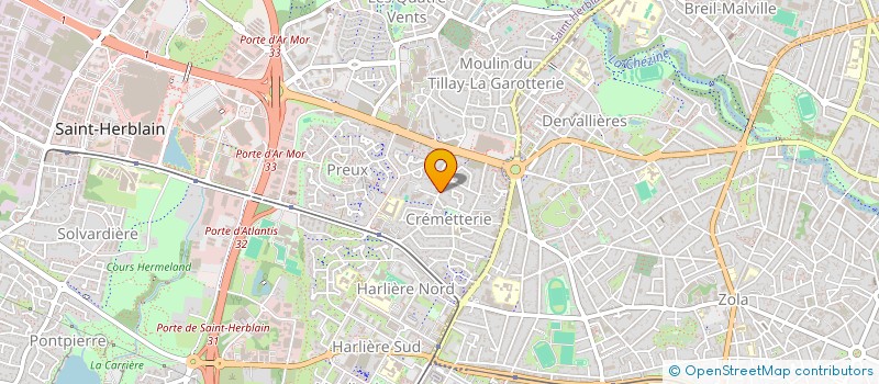 localisation de l'entreprise MADAME SOLANGE CHOIMET  SAINT-HERBLAIN