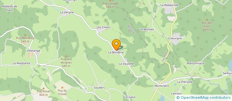localisation de l'entreprise MADAME SOLANGE CHOPINAUD à JANAILLAT