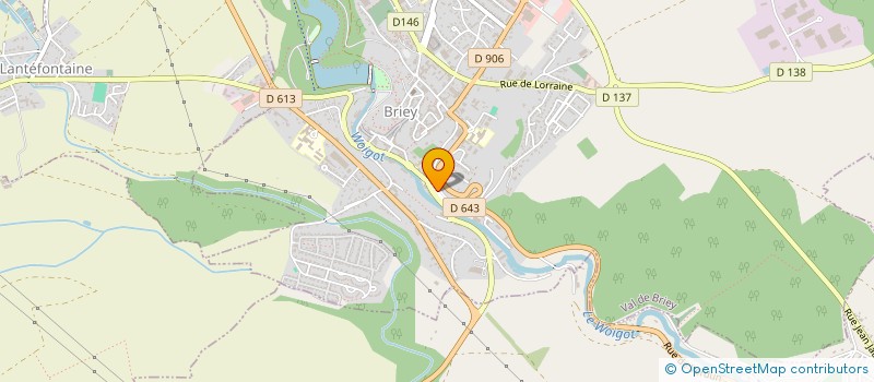 localisation de l'entreprise MADAME SOLANGE CITERLE  VAL DE BRIEY