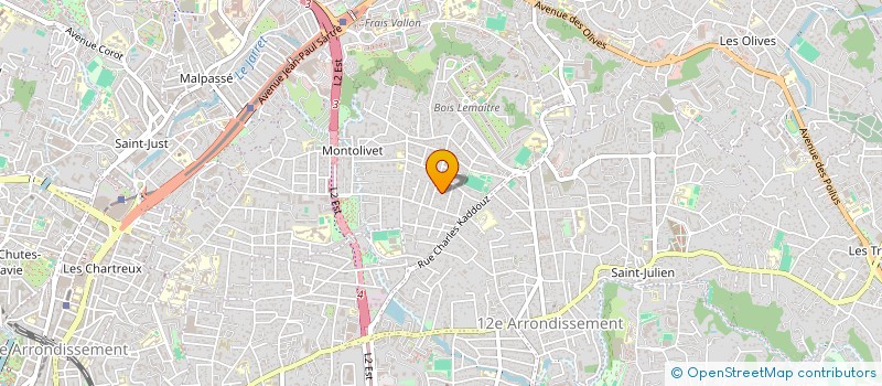 localisation de l'entreprise MADAME SOLANGE CLEMENT à MARSEILLE