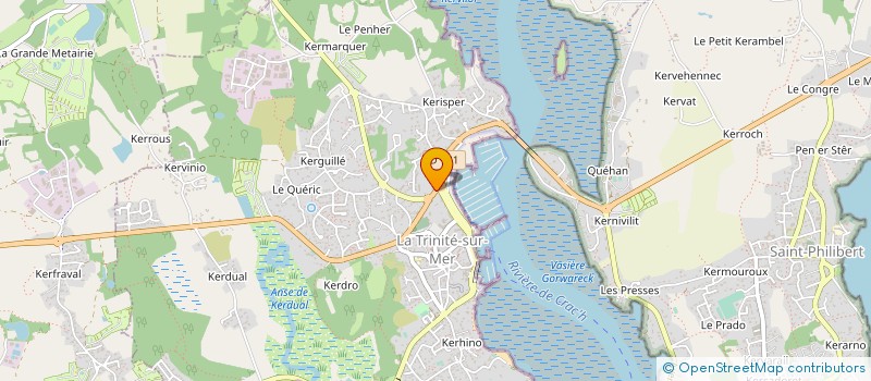 localisation de l'entreprise MADAME SOLANGE COLLET  LA TRINITE-SUR-MER