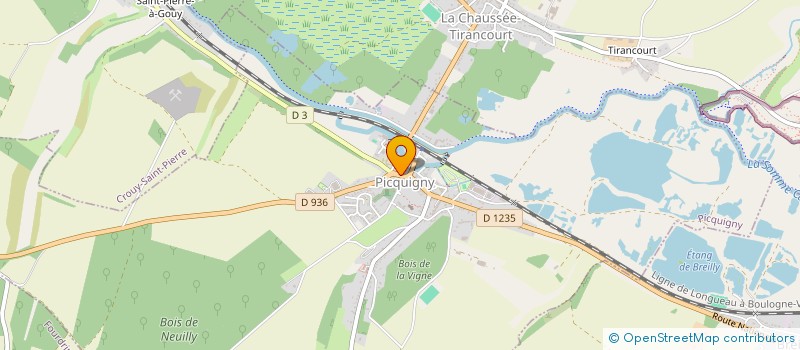 localisation de l'entreprise MADAME SOLANGE CONSTANT  PICQUIGNY