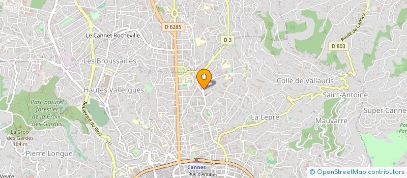 localisation de l'entreprise MADAME SOLANGE CORANOTTE à CANNES