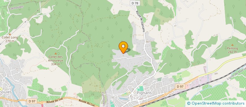 localisation de l'entreprise MADAME SOLANGE CORBASSON  PIGNANS