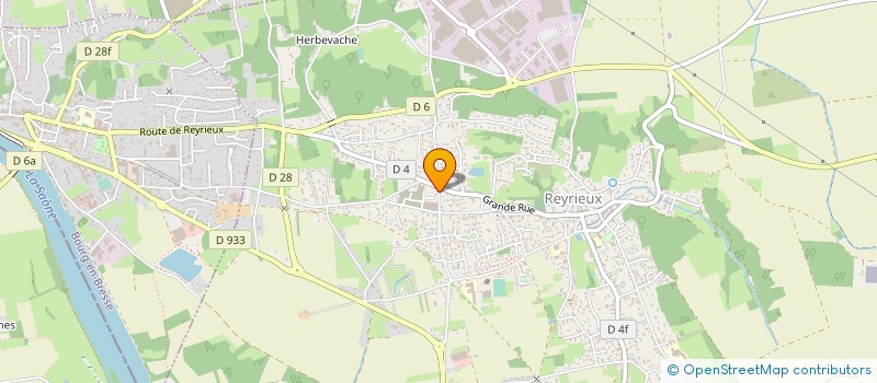localisation de l'entreprise MADAME SOLANGE CORRAND à REYRIEUX