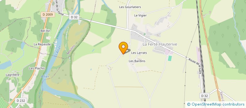 localisation de l'entreprise MADAME SOLANGE DE MAILLARD  SAINT-GERAND-DE-VAUX