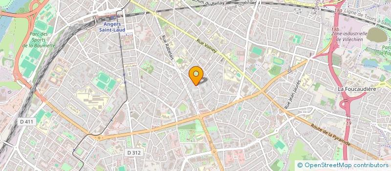 localisation de l'entreprise MADAME SOLANGE DE QUATREBARBES à ANGERS