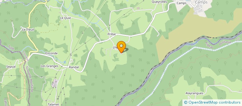 localisation de l'entreprise MADAME SOLANGE DELSOL  CAMPS ST MATHURIN LEOBAZEL