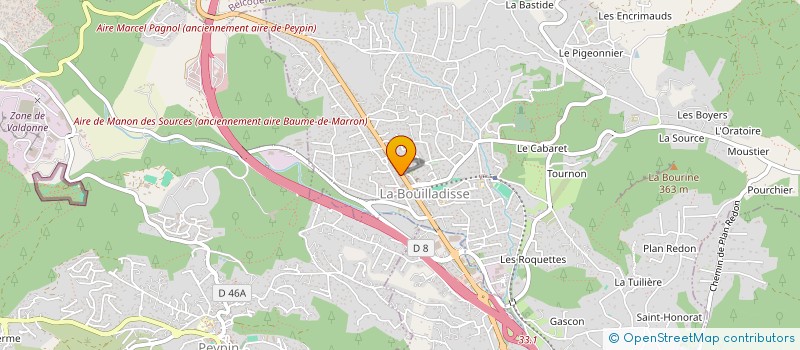 localisation de l'entreprise MADAME SOLANGE DEVICTOR  LA BOUILLADISSE