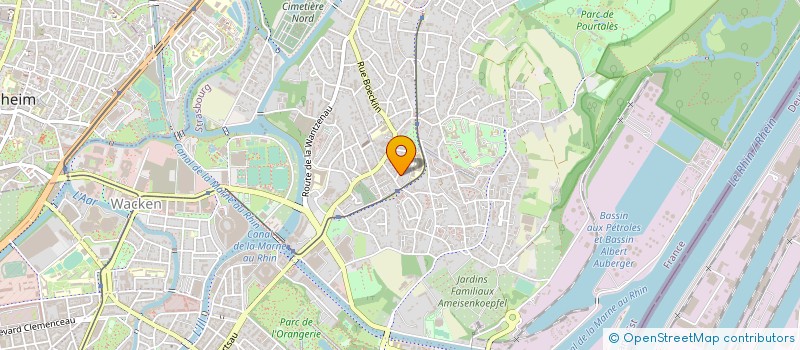 localisation de l'entreprise MADAME SOLANGE DORN à STRASBOURG