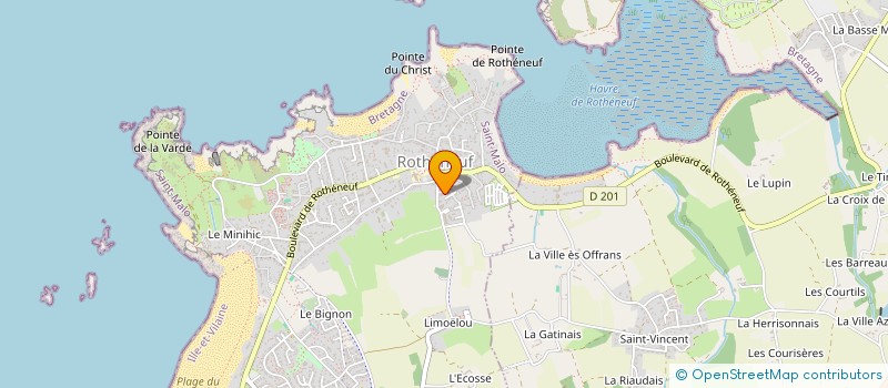 localisation de l'entreprise MADAME SOLANGE DRAKE  SAINT-MALO