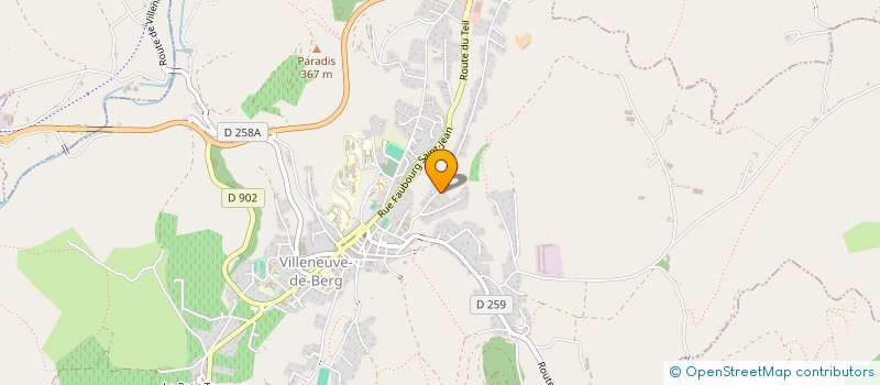 localisation de l'entreprise MADAME SOLANGE DUBOIS  VILLENEUVE-DE-BERG