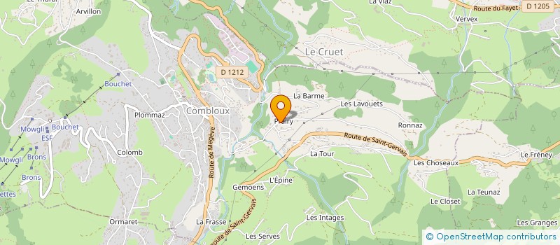 localisation de l'entreprise MADAME SOLANGE DUCREY  COMBLOUX